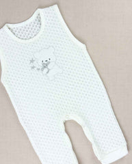 Set Primer Dia Bordado Oso Blanco ESTRELLA