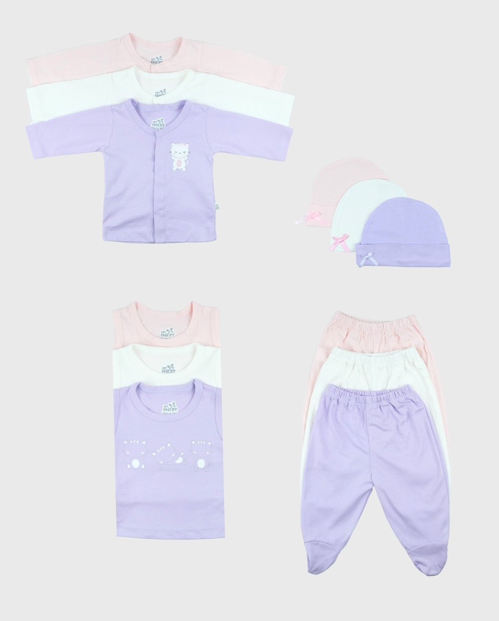 Semanario 12 Piezas Saco Bordados Niña