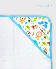Cobija Tela Galleta Bordado Diseño