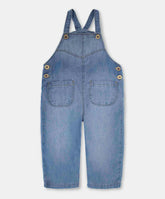 Enterizo mezclilla infantil con botones y bolsillos 12M a 24M