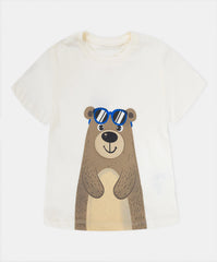 Camiseta Marfil Interactiva Oso