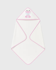 Toalla Con Capota y Babita Pink