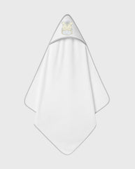 Toalla Con Capota y Babita Gris