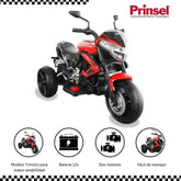 Moto Electrica Para Niños Velocity Rojo