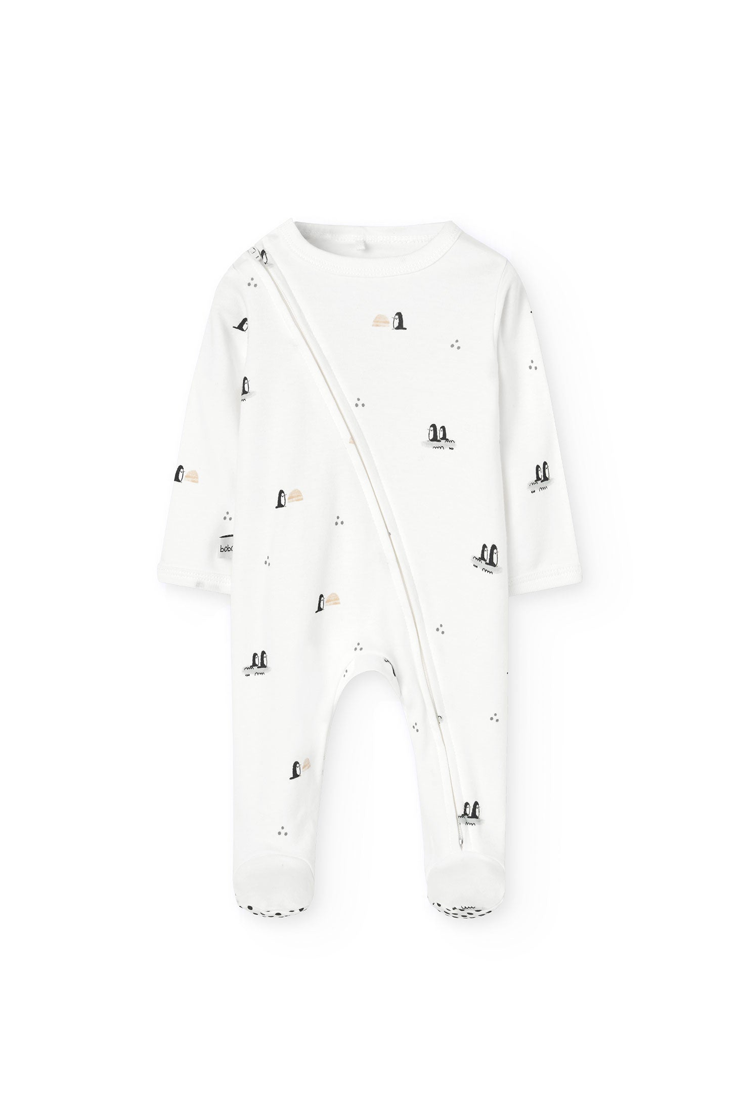 Vista trasera del pijama pingüinos