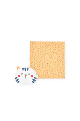 Vista completa del set manta y doudou gato