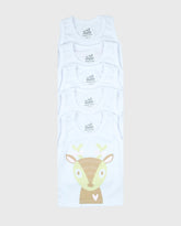 Set 5 Esqueletos Animales Blanco Niña