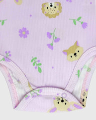 Set 3 Bodys Detalle Oso Bebé Niña Detalle