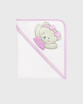 Cobija Tela Galleta Con Capota Bordado