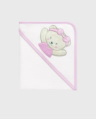 Cobija Tela Galleta Con Capota Bordado