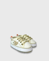 Tenis Niña Glitter Corazón Dorado Huellitas