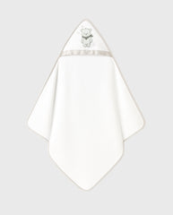 Toalla Capota Bordado Surtido Gris