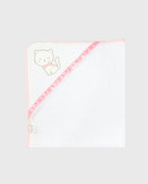 Toalla Capota Bordado Surtido Rosa