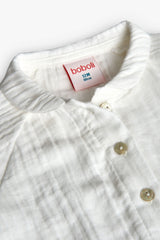 Blusa y Chaleco Tejido Flores Boboli