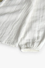 Blusa y Chaleco Tejido Flores Boboli