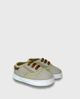 Tenis Bebé Niño Café Huellitas