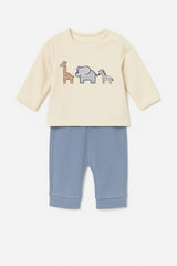 Conjunto Animales Beige Mayoral