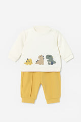 Conjunto Estampado Dinosaurio Amarillo Mayoral