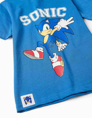 Camiseta Estampado Sonic Azul Zippy®
