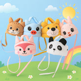 Casco De Gateo Acolchado Estampado Animales