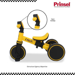 Balance Bike 2 En 1 Forza Amarilla