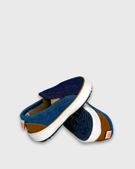 Tenis Vans Combinado Denim Huellitas Niños