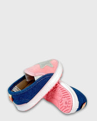 Tenis Vans Estrellas Combinada Huellitas Fashion