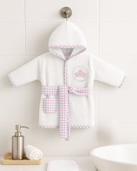 Set 4 Piezas Salida De Baño Bebé Rosa Pink