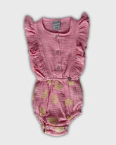 Body Gasa Estampado Arcoiris Rosa