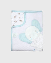 Cobija Doble Faz Bordado Azul Surtido El Bebé Feliz