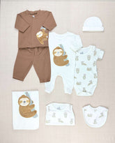 Set Primer Dia Oso Perezoso Café