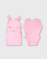 Set 3 Camisillas Interior Niña Rosa