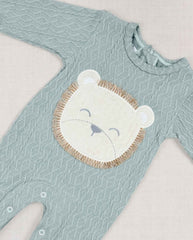 Set Primer Día León Calado Verde Detalles