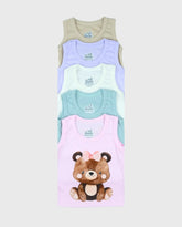Set 5 Camisillas Colores Pastel Animales Niña