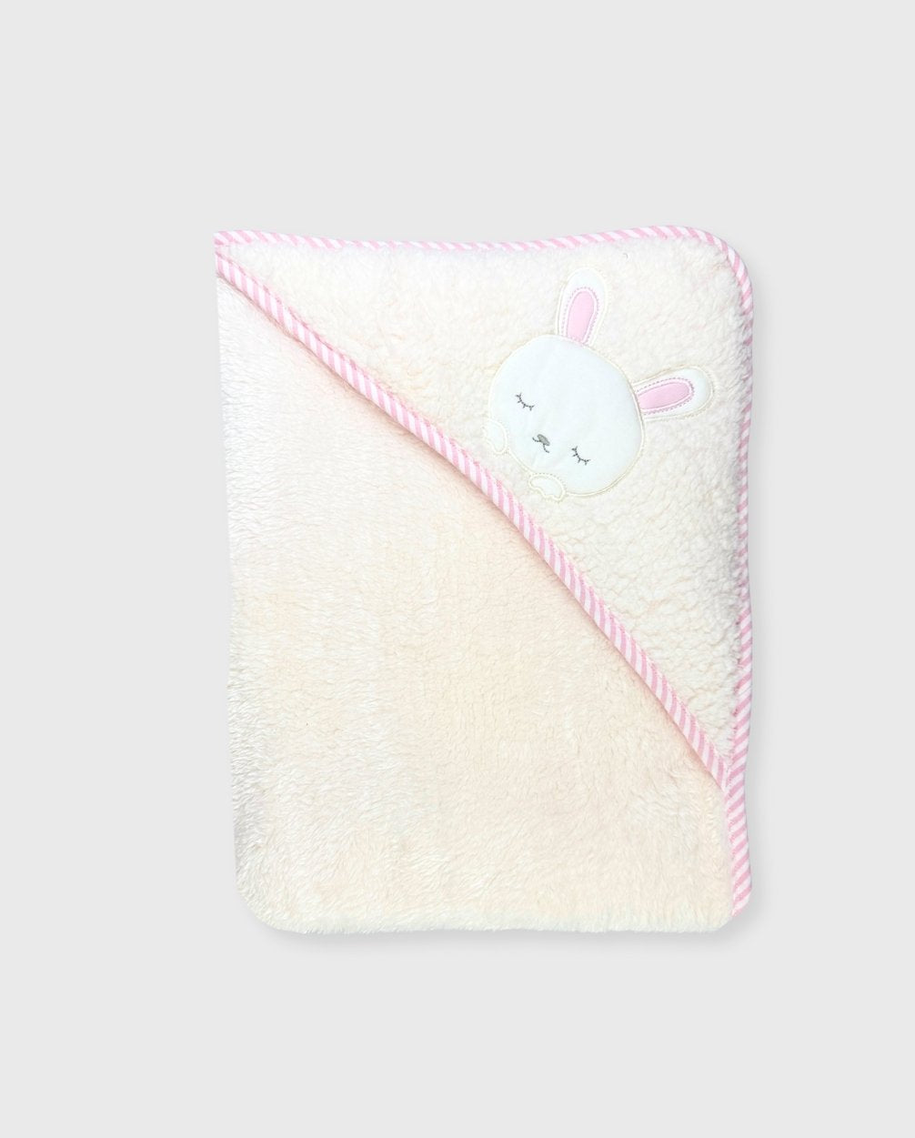 Cobija Conejo Rosa 100% Algodón El Bebé Feliz