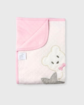 Cobija Canales Bordado Surtido Rosa El Bebé Feliz Pink