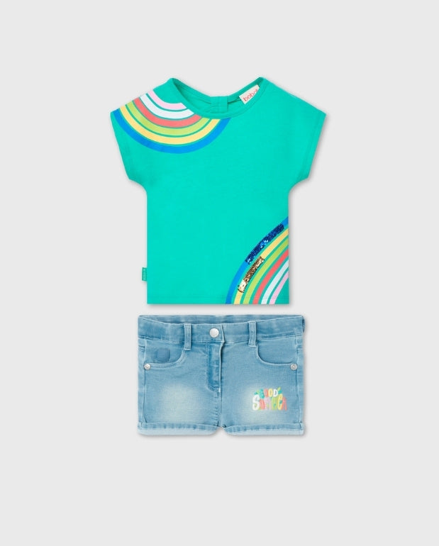 Conjunto Short Arcoiris Boboli