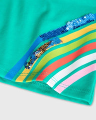 Conjunto Short Arcoiris Boboli Brillo