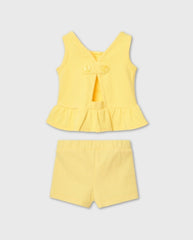 Conjunto Short y Blusa Amarillo Boboli Yellow