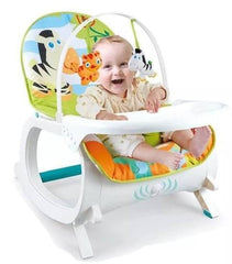 Silla Crece Conmigo Vibradora Con Bandeja Zebra Campo