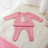 Conjunto 2 Piezas Tricot Oso Rosa Mayoral