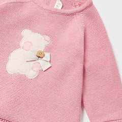 Conjunto 2 Piezas Tricot Oso Rosa Mayoral Blusa