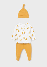 Conjunto 3 Piezas Pantalón Estampado Pollito Mayoral