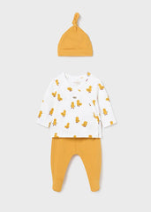 Conjunto 3 Piezas Pantalón Estampado Pollito Mayoral