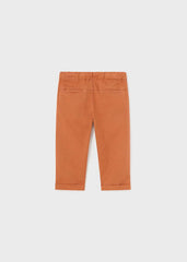Pantalón Lino Resorte Naranja Mayoral Estilo