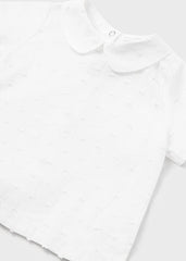 Pelele Hilo Con Camiseta Beige Mayoral Cuello