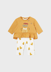 Conjunto 2 Piezas Leggins Pollito Amarillo Mayoral Diseño