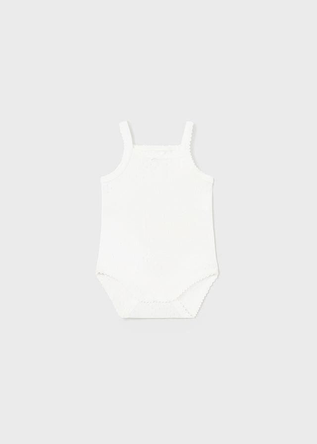Body Tirantes Calados Blanco Mayoral
