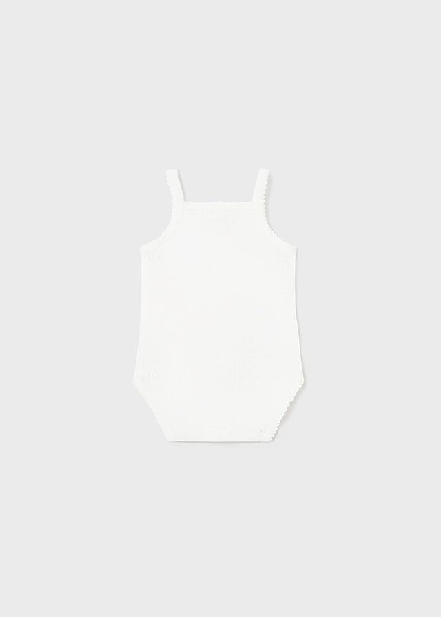 Body Tirantes Calados Blanco Mayoral Diseño