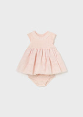 Vestido Con Panty Combinado Tul Hilo Rosa Mayoral